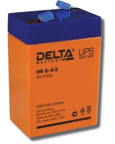 Delta HR 6-4.5. Аккумулятор герметичный свинцово-кислотный. Delta в Стерлитамаке