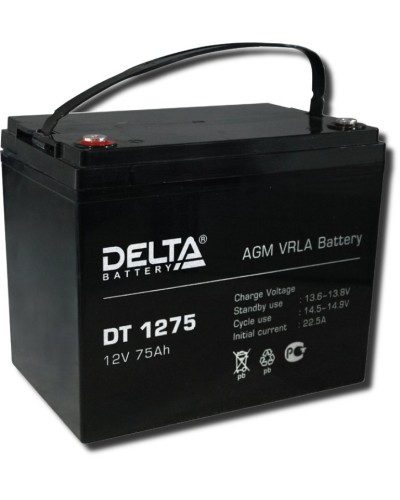 Delta DT 1275. Аккумулятор герметичный свинцово-кислотный. Delta в Стерлитамаке