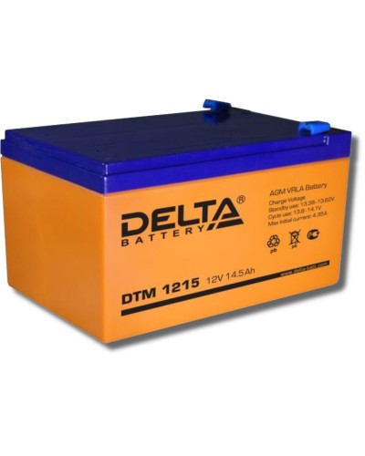 Delta DTM 1215. Аккумулятор герметичный свинцово-кислотный. Delta в Стерлитамаке