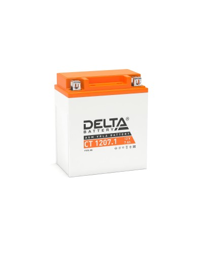 Delta CT 1207.1. Аккумулятор герметичный свинцово-кислотный стартерный. Delta в Стерлитамаке