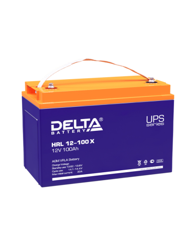 Delta HRL 12-100 X. Аккумулятор герметичный свинцово-кислотный. Delta в Стерлитамаке