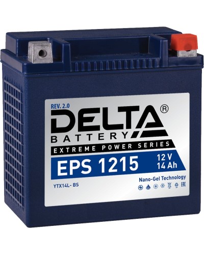 Delta EPS 1215. Аккумулятор герметичный свинцово-кислотный стартерный. Delta в Стерлитамаке
