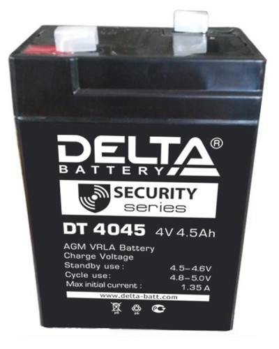Delta DT 4045 (47мм). Аккумулятор герметичный свинцово-кислотный. Delta в Стерлитамаке