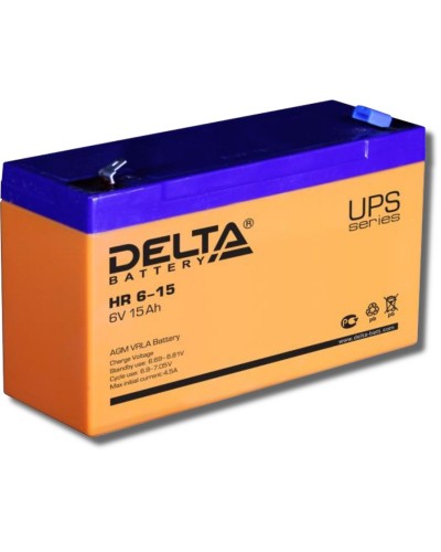 Delta HR 6-15. Аккумулятор герметичный свинцово-кислотный. Delta в Стерлитамаке