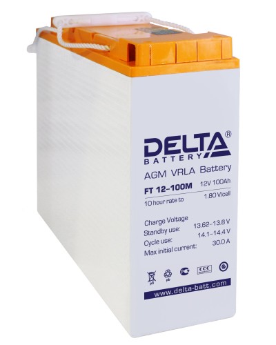 Delta FT 12-100 M. Аккумулятор герметичный свинцово-кислотный. Delta в Стерлитамаке