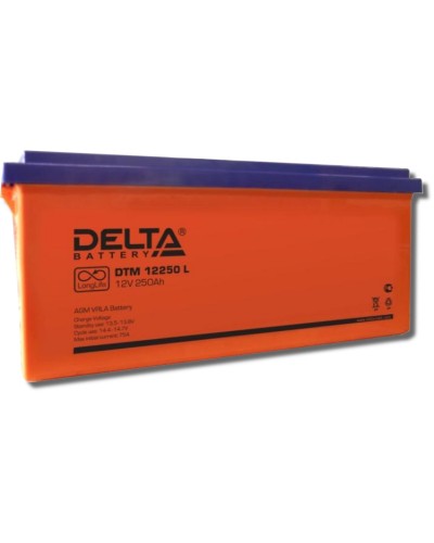 Delta DTM 12250 L. Аккумулятор герметичный свинцово-кислотный. Delta в Стерлитамаке