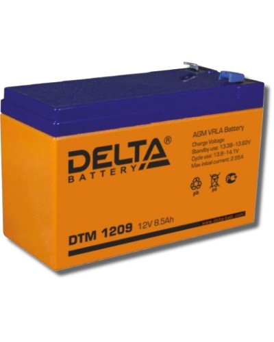 Delta DTM 1209. Аккумулятор герметичный свинцово-кислотный. Delta в Стерлитамаке