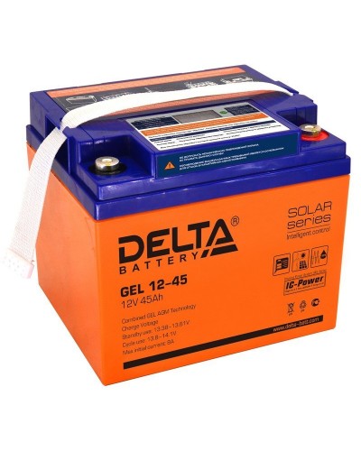 Delta GEL 12-45. Аккумулятор герметичный свинцово-кислотный. Delta в Стерлитамаке