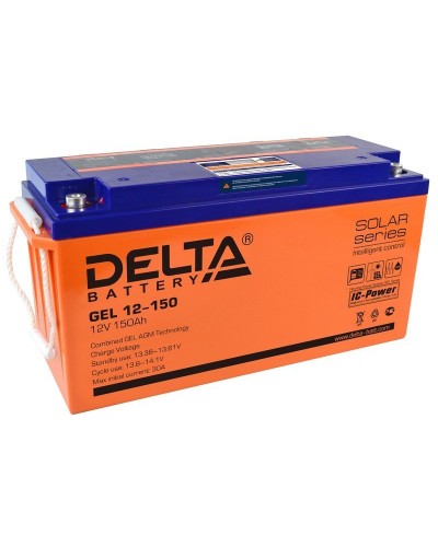 Delta GEL 12-150. Аккумулятор герметичный свинцово-кислотный. Delta в Стерлитамаке