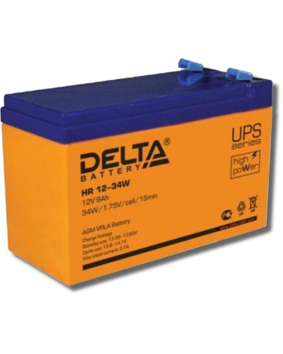 Delta HR 12-34 W. Аккумулятор герметичный свинцово-кислотный. Delta в Стерлитамаке