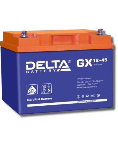 Delta GX 12-45. Аккумулятор герметичный свинцово-кислотный. Delta в Стерлитамаке