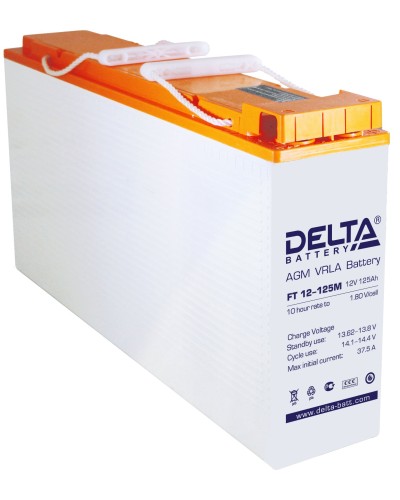 Delta FT 12-125 M. Аккумулятор герметичный свинцово-кислотный. Delta в Стерлитамаке