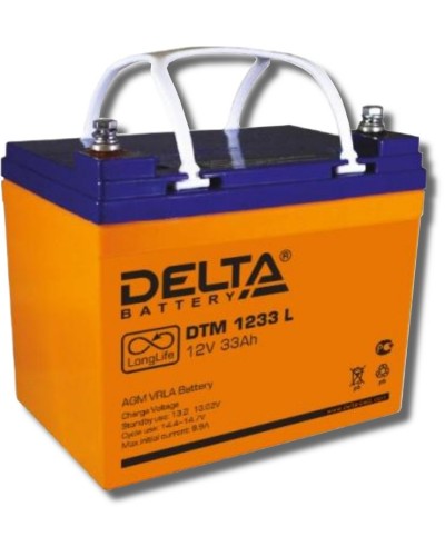 Delta DTM 1233 L. Аккумулятор герметичный свинцово-кислотный. Delta в Стерлитамаке