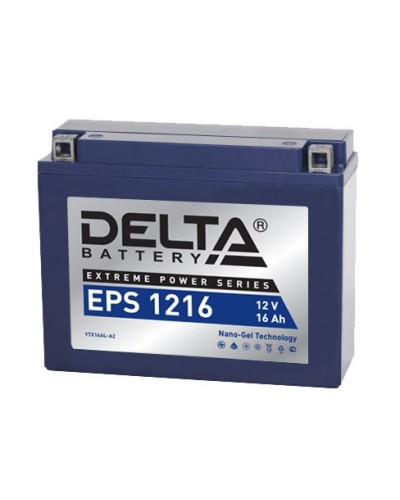 Delta EPS 1216. Аккумулятор герметичный свинцово-кислотный стартерный. Delta в Стерлитамаке