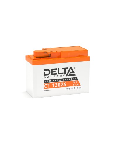 Delta CT 12026. Аккумулятор герметичный свинцово-кислотный стартерный. Delta в Стерлитамаке