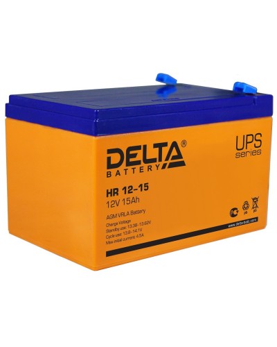 Delta HR 12-15. Аккумулятор герметичный свинцово-кислотный. Delta в Стерлитамаке