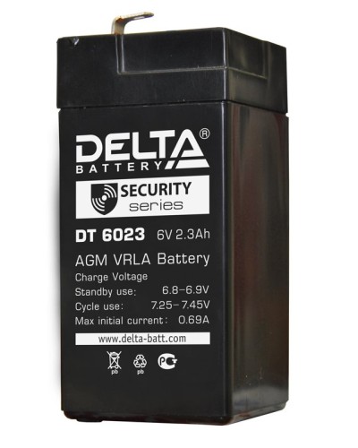 Delta DT 6023 (75мм). Аккумулятор герметичный свинцово-кислотный. Delta в Стерлитамаке