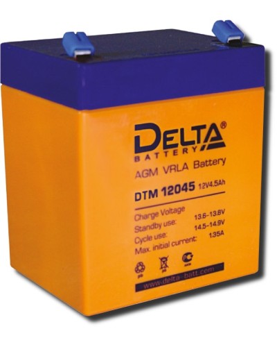Delta DTM 12045. Аккумулятор герметичный свинцово-кислотный. Delta в Стерлитамаке