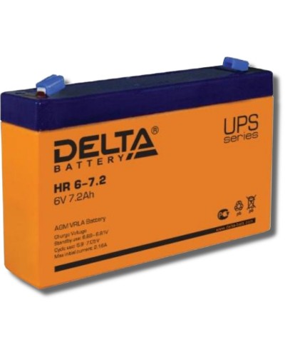Delta HR 6-7.2. Аккумулятор герметичный свинцово-кислотный. Delta в Стерлитамаке