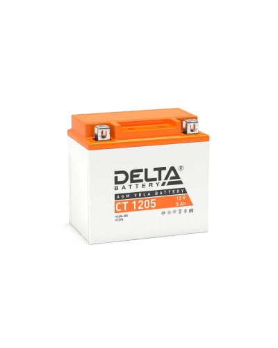 Delta CT 1205. Аккумулятор герметичный свинцово-кислотный стартерный. Delta в Стерлитамаке