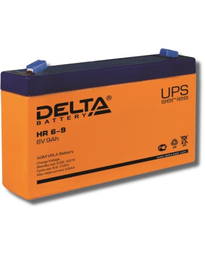 Delta HR 6-9. Аккумулятор герметичный свинцово-кислотный. Delta в Стерлитамаке
