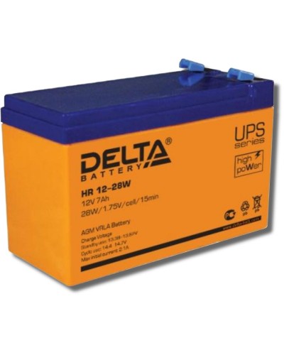 Delta HR 12-28 W. Аккумулятор герметичный свинцово-кислотный. Delta в Стерлитамаке