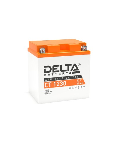 Delta CT 1230. Аккумулятор герметичный свинцово-кислотный стартерный. Delta в Стерлитамаке