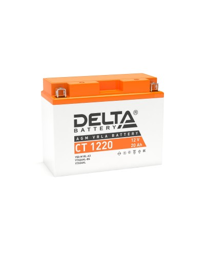 Delta CT 1220. Аккумулятор герметичный свинцово-кислотный стартерный. Delta в Стерлитамаке