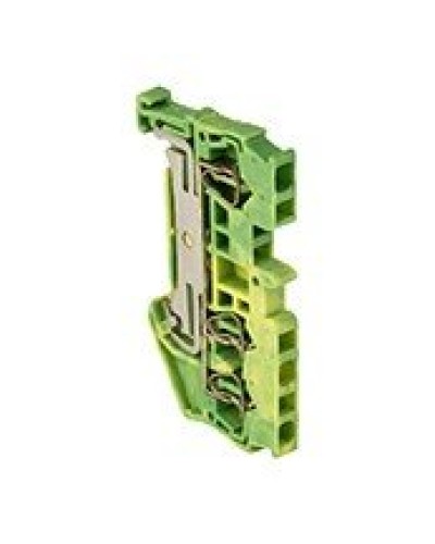 JXB-ST-2.5 3-проводная, земля, желто-зеленная (plc-jxb-st-2.5-3-pen). Колодка клеммная пружинная. EKF в Стерлитамаке