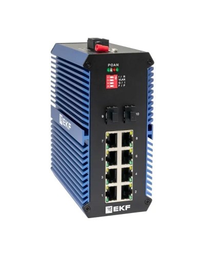 TSX-U-2GX/SFP-8GTP. Промышленный неуправляемый коммутатор. EKF в Стерлитамаке