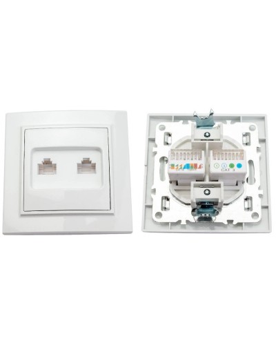 Минск Розетка RJ-45+Phone СП (ERK00-135-10). Розетка RJ-45+Phone СП. EKF в Стерлитамаке