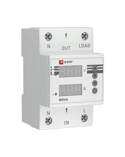 MRVA 40A PROxima (MRVA-40A). Реле напряжения и тока с дисплеем. EKF в Стерлитамаке