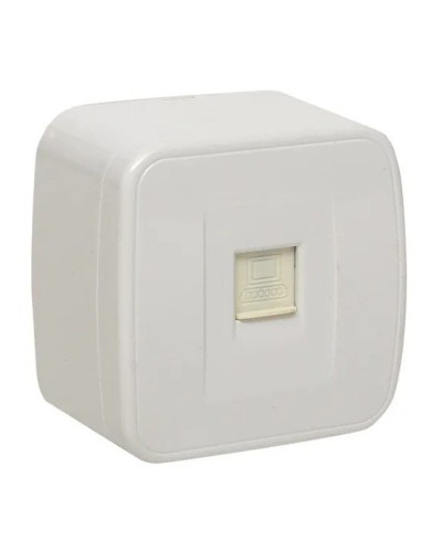 Минск Розетка RJ-45 1-местная ОП 1А (EGK01-035-10). Розетка RJ-45 1-местная ОП 1А. EKF в Стерлитамаке