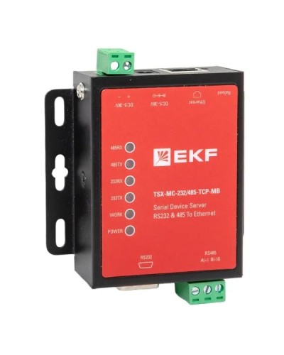 TSX-MC-232/485-TCP-MB. Преобразователь RS-232/485 в Ethernet. EKF в Стерлитамаке