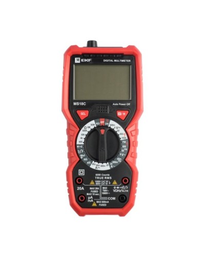 Мультиметр цифровой MS18C Expert (In-180701-pm18C). Мультиметр цифровой. EKF в Стерлитамаке