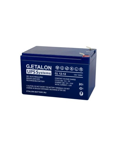 G.ETALON GL 12-12. Аккумулятор герметичный свинцово-кислотный. ETALON в Стерлитамаке