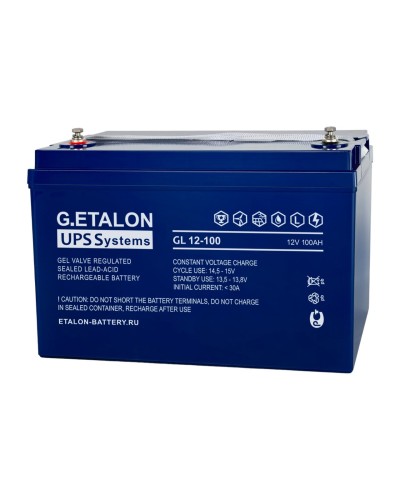 G.ETALON GL 12-100. Аккумулятор герметичный свинцово-кислотный. ETALON в Стерлитамаке