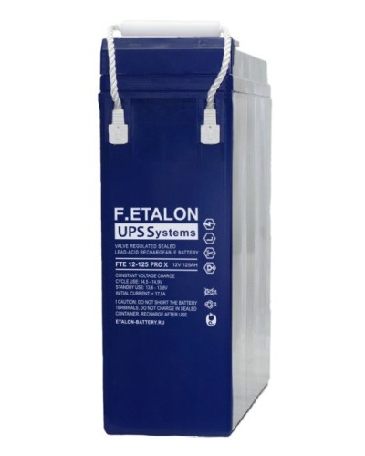 F.ETALON FTE 12-125 PRO X. Аккумулятор герметичный свинцово-кислотный. ETALON в Стерлитамаке
