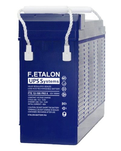 F.ETALON FTE 12-100 PRO X. Аккумулятор герметичный свинцово-кислотный. ETALON в Стерлитамаке