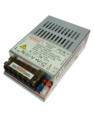 50W/12-24V/120AL. Импульсный блок питания. FARADAY в Стерлитамаке
