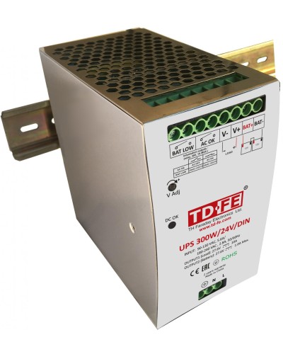 UPS 300W/24V/DIN. Источник вторичного электропитания резервированный. FARADAY в Стерлитамаке