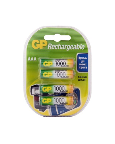 GP 100AAAHC AAA (GP 100AAAHC-2DECRC4), упак. 4 шт.. Перезаряжаемые аккумуляторы. GP Batteries в Стерлитамаке