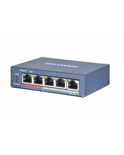 DS-3E0105P-E(B). Коммутатор с питанием POE. Hikvision в Стерлитамаке