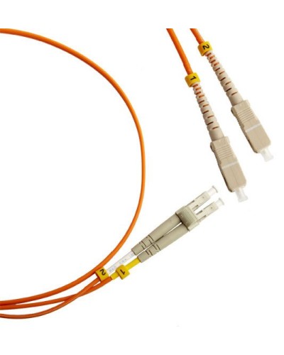 FC-D2-50-LC/PR-SC/PR-H-1M-LSZH-OR. Патч-корд волоконно-оптический LC-SC. Hyperline в Стерлитамаке