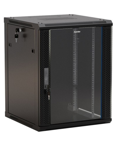 TWB-FC-1866-GP-RAL9004. Шкаф телекоммуникационный 19 настенный 18U. Hyperline в Стерлитамаке