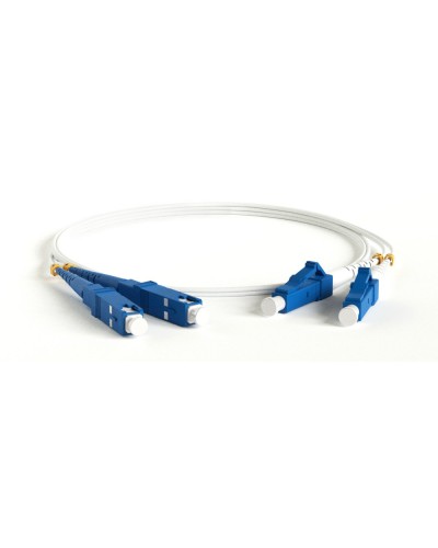 FC-D2-9A1-LC/UR-SC/UR-H-3M-LSZH-WH. Патч-корд волоконно-оптический LC-SC. Hyperline в Стерлитамаке