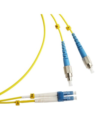 FC-D2-9-FC/UR-LC/UR-H-2M-LSZH-YL. Патч-корд волоконно-оптический FC/UPC-LC/UPC. Hyperline в Стерлитамаке