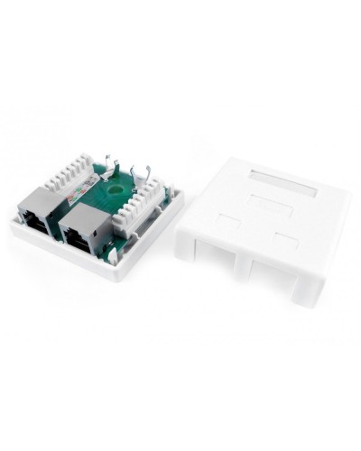 SB1-2-8P8C-C6-SH-WH. Розетка RJ-45. Hyperline в Стерлитамаке