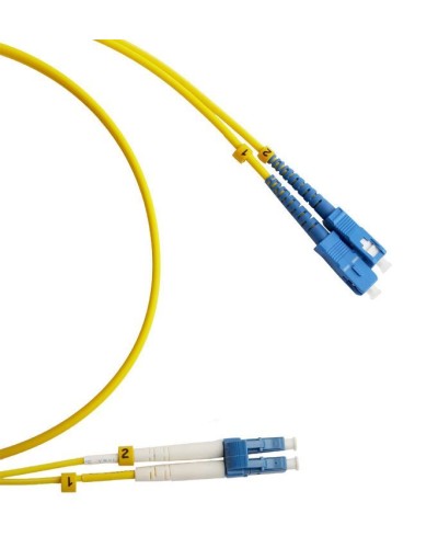 FC-D2-9-LC/UR-SC/UR-H-2M-LSZH-YL. Патч-корд волоконно-оптический LC/UPC-SC/UPC. Hyperline в Стерлитамаке
