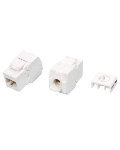 KJ8-8P8C-C6-180-TLS-WH. Вставка Keystone Jack RJ-45. Hyperline в Стерлитамаке